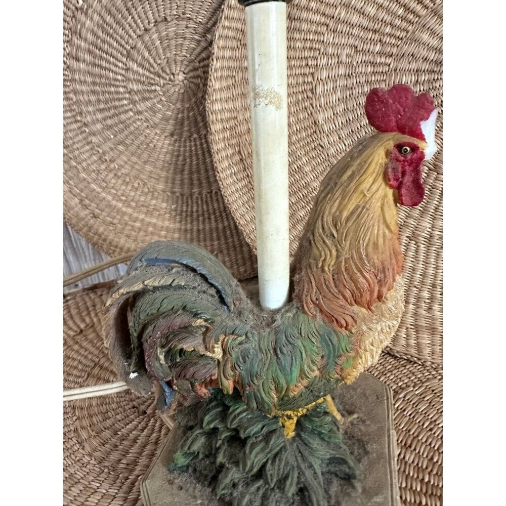 Vintage rooster chicken lamp - Picture 2 of 11